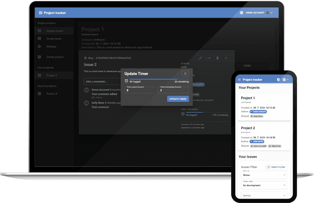Project Tracker - Kubahrom | Front-end developer